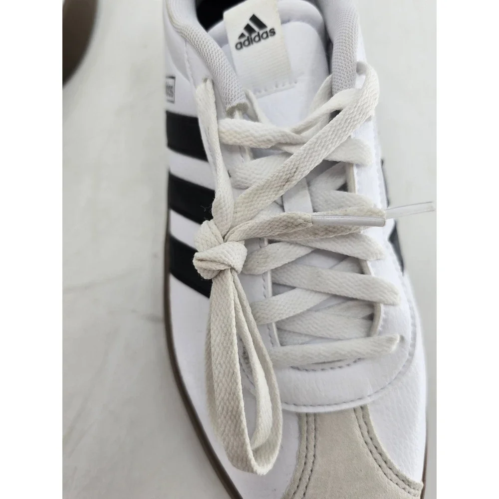 Adidas VL Court 3.0 Sneakers Mens 10 White Black Gum Sole Low Top -Good